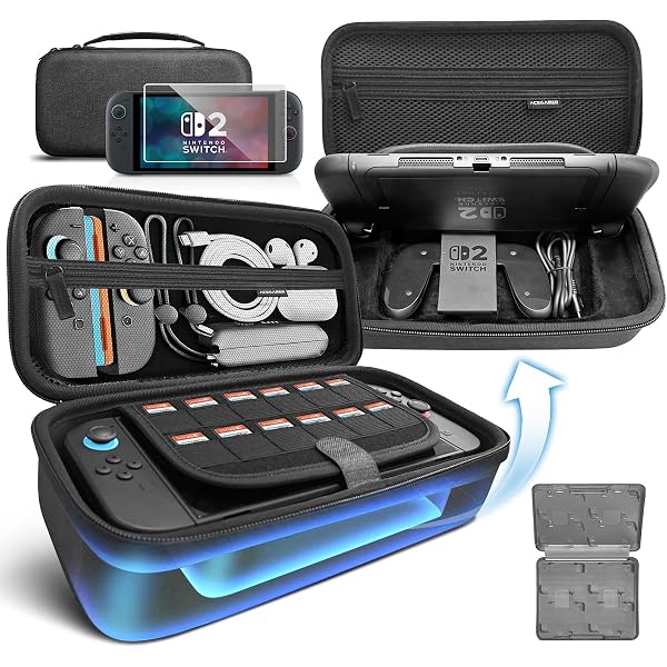 Amazon.com: JSAUX Carrying Case for Nintendo Switch 2, Fits Dock